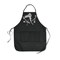 Collections Etc Black Hairdresser Blow Dryer and Scissors Apron